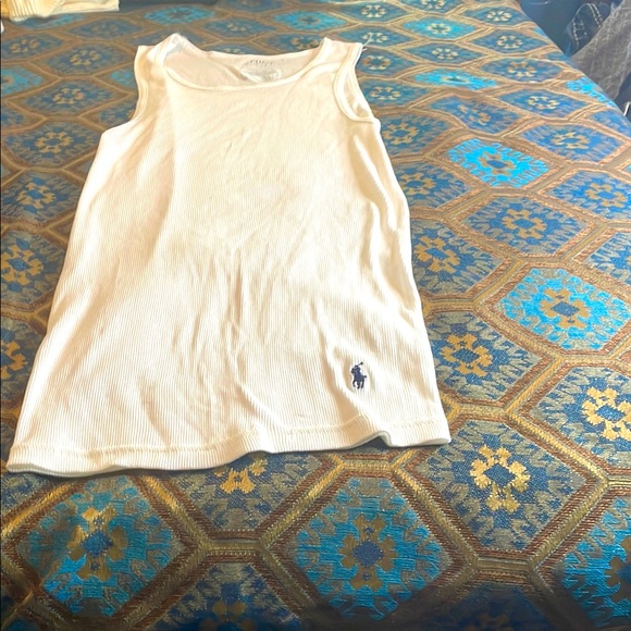 Polo by Ralph Lauren Kids White Tank Top - Picture 1 of 4